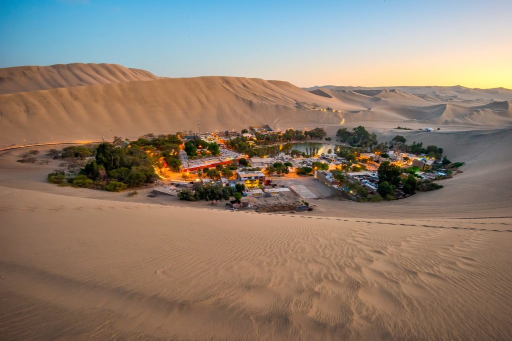 Huacachina oasis, a trip there is one of the best things to do from Paracas