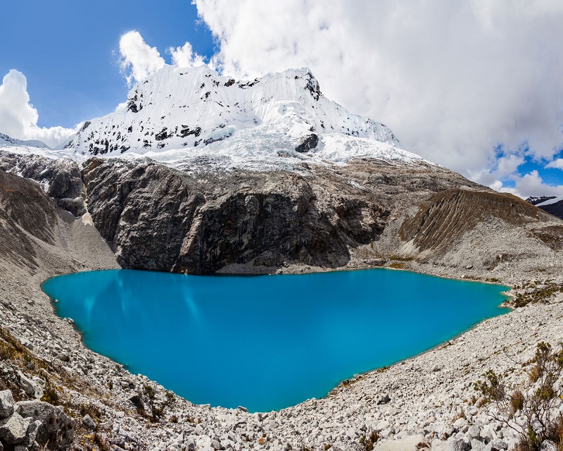 Laguna 69, one of the most popular hikes in Huaraz
