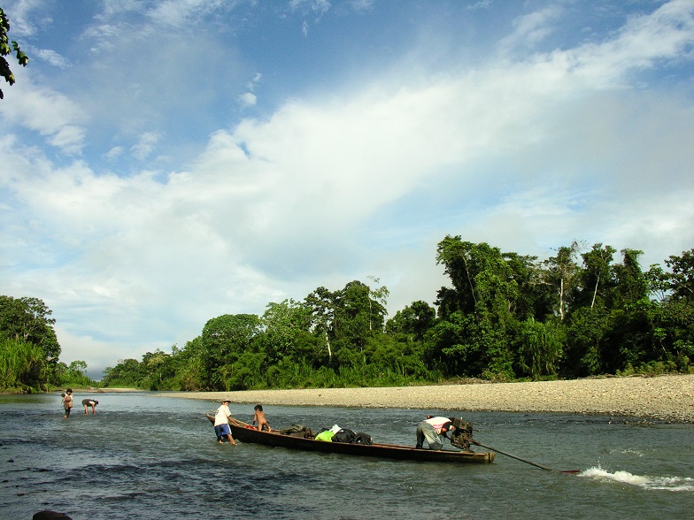 Manu National Park, boat and a river. The jungle is the second part of your 10 days in Peru itinerary