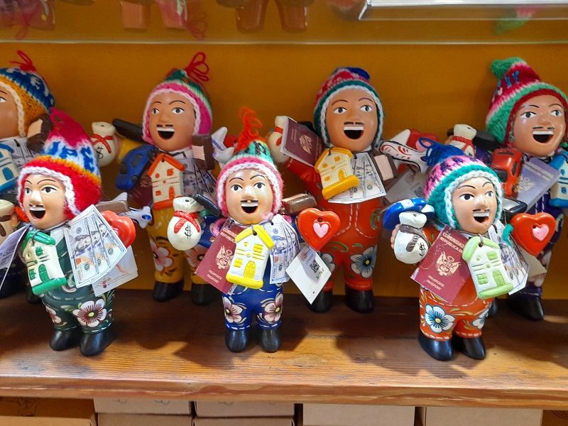 Ekekos, typical souvenirs from Peru that bring luck