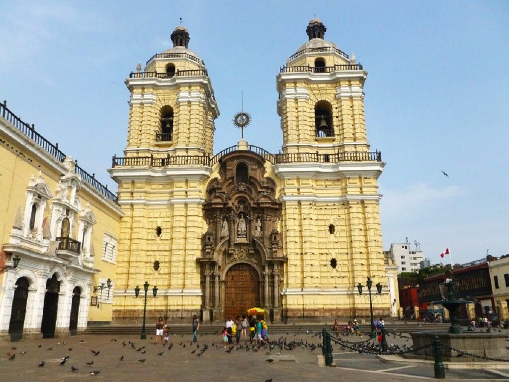 The San Francisco Church, home to the Lima catacombs.