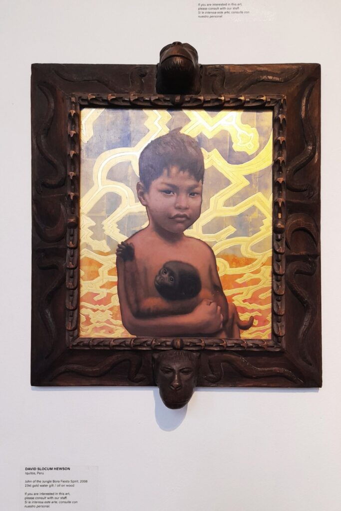 Amazonian art at Xapiri Ground in Cusco