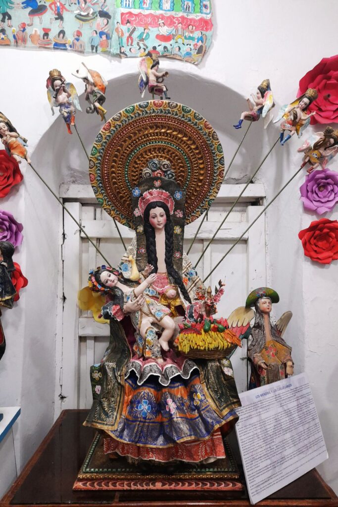 Hilario Mendivil artwork in the Mendivil museum in Cusco