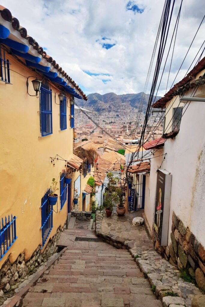 San Blas street in Cusco