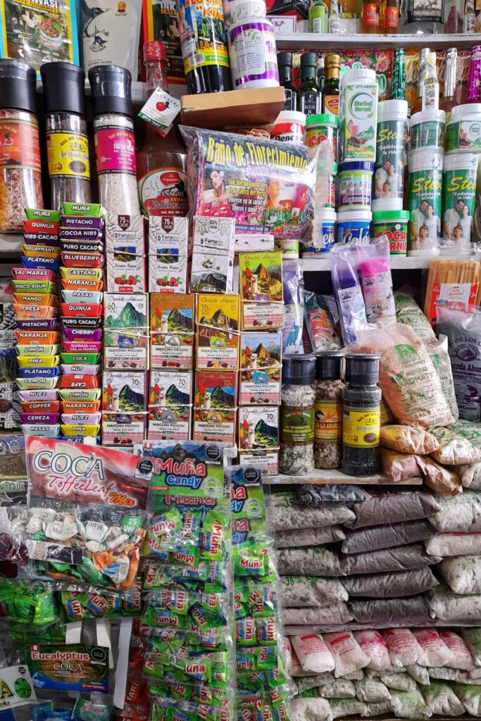 A stand in San Pedro Market